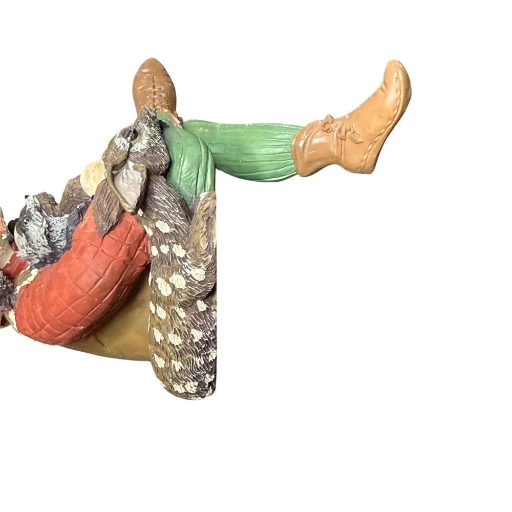 Whimsical Forest Man Figurine‎ with Animals Statue Home Decor Collectible
